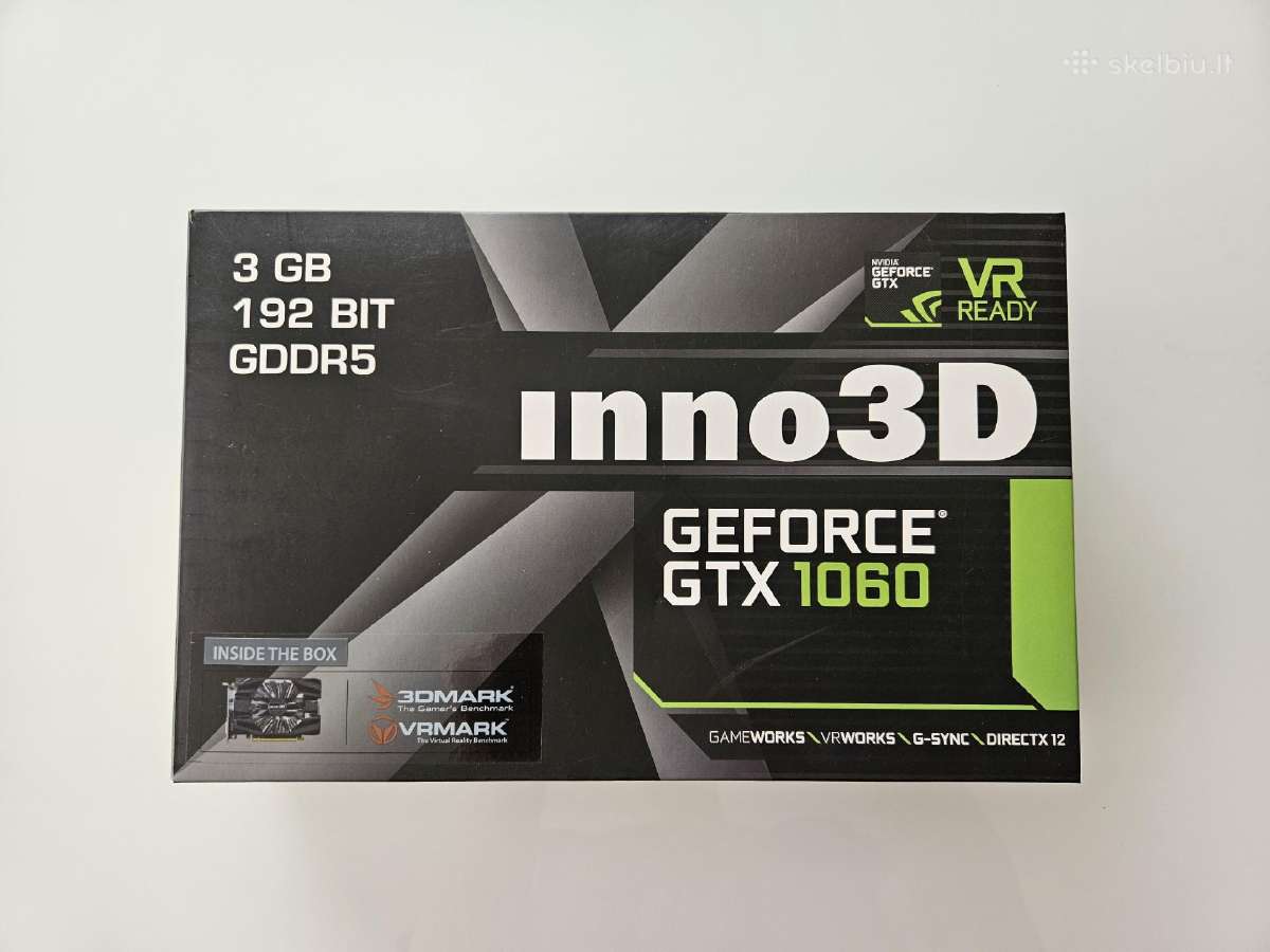 Gtx 1060 3gb - nuotraukos Nr. 2