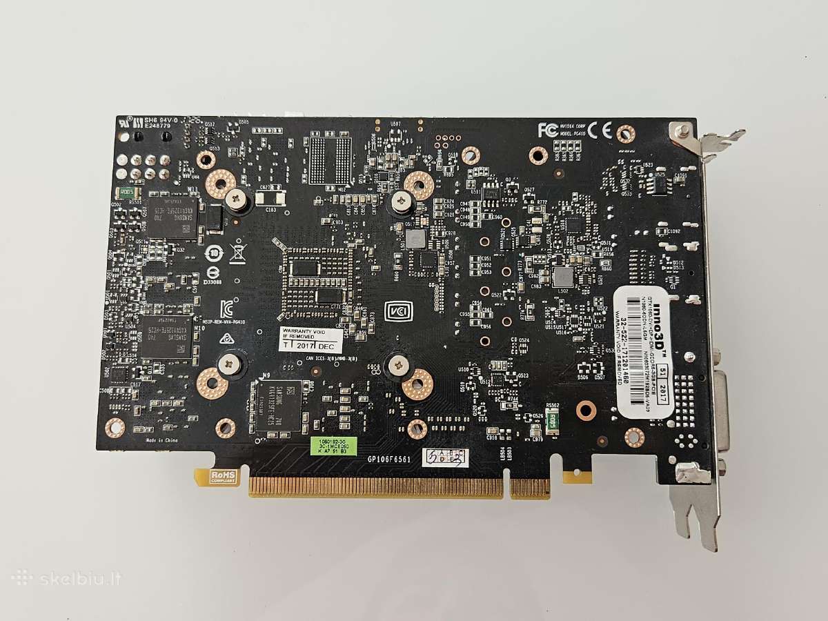 Gtx 1060 3gb - nuotraukos Nr. 9