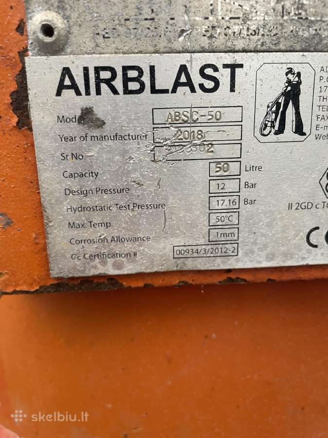 Smeliasrovės komplektas, mobili smeliasrove - nuotraukos Nr. 4
