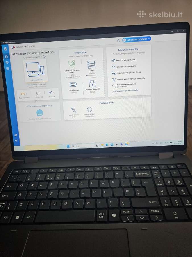 Parduodamas ypač našus kompiuteris Hp Zbook Fury G