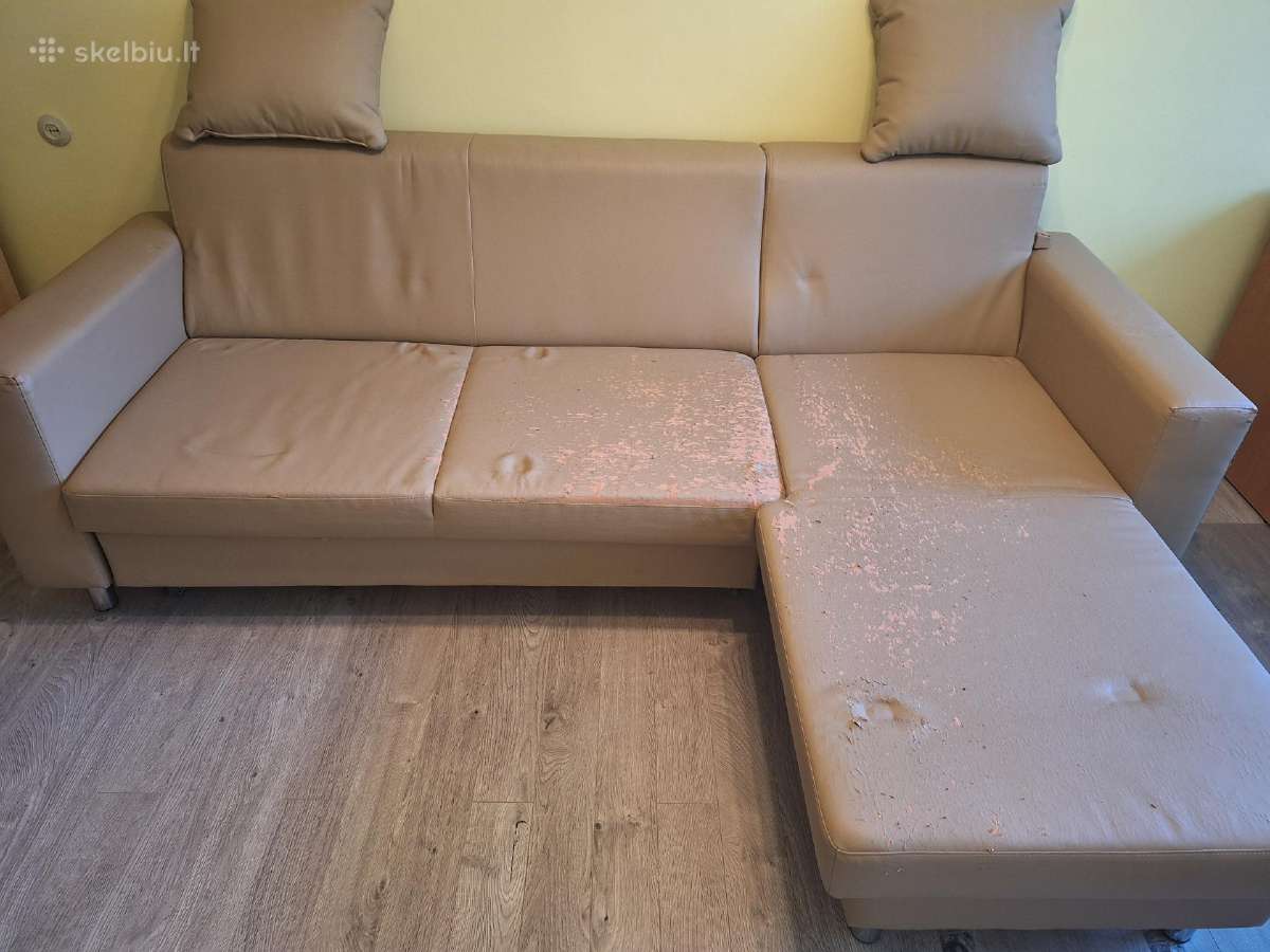 Svetainės kampas su miegamaja funkcija