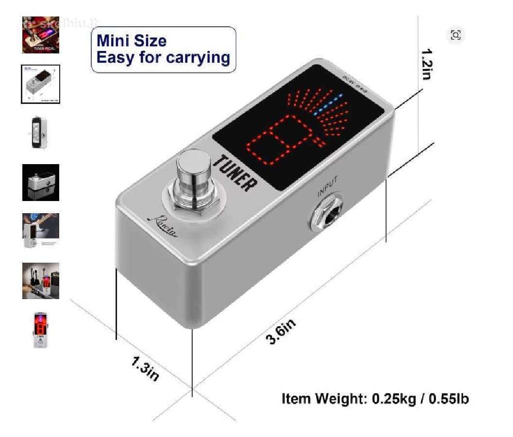 Rowin Lt-910 Gitaros derintuvas Guitar Tuner