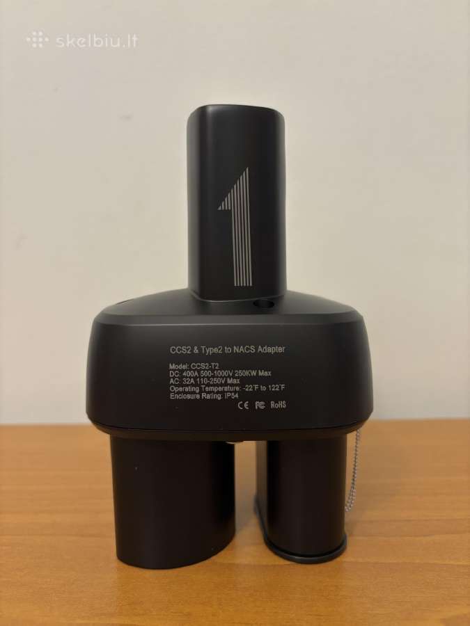 Tesla krovimo adapteris Ac + Dc (Usa -> Eu) - nuotraukos Nr. 6
