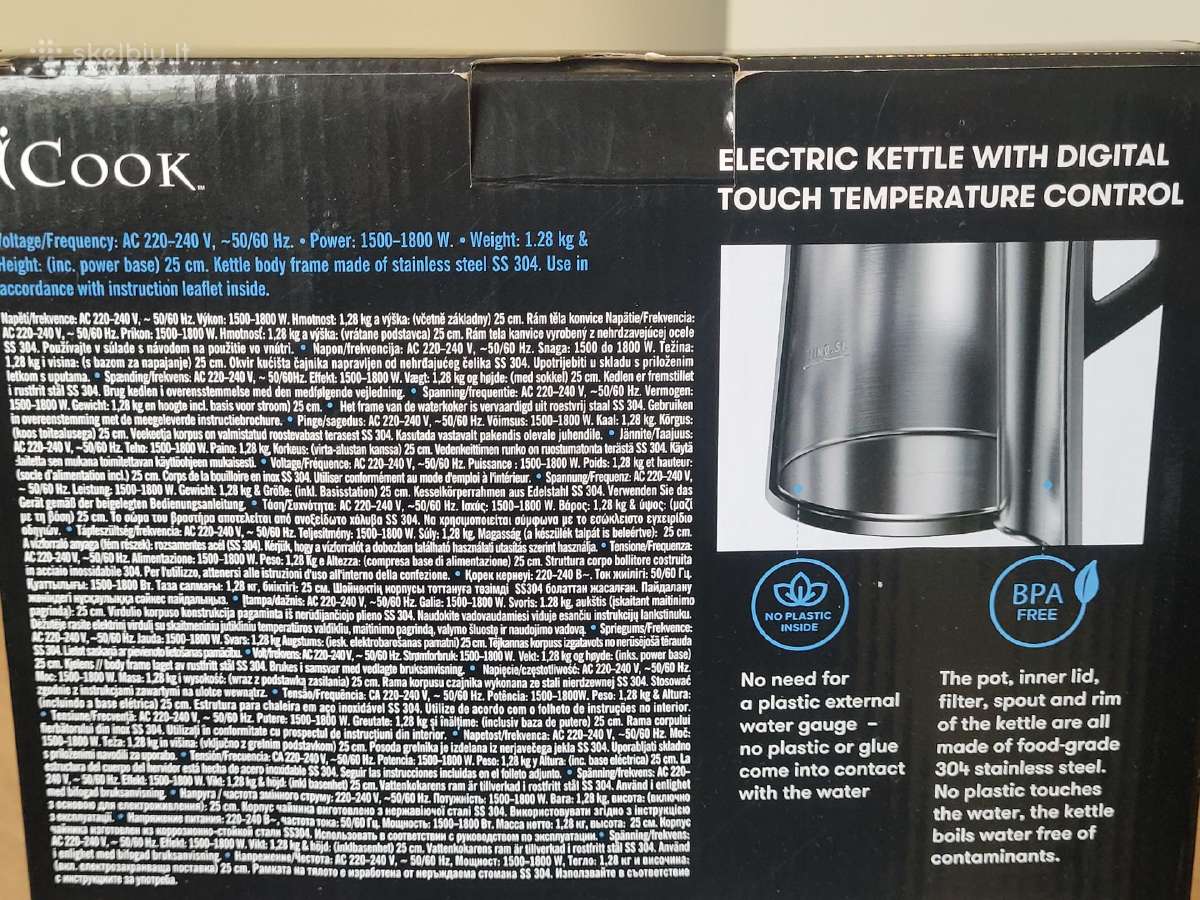 Elektrinis virdulys icook - nuotraukos Nr. 3