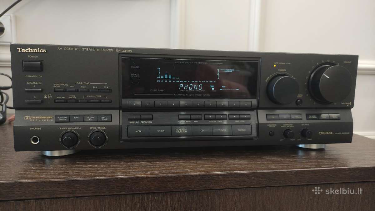 Technics Sa-gx505 gero stovio stiprintuvas