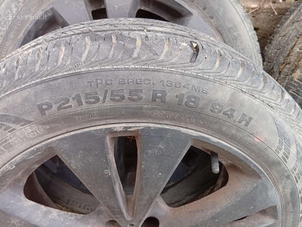 VW R18 ratlankiai su padangomis - nuotraukos Nr. 3
