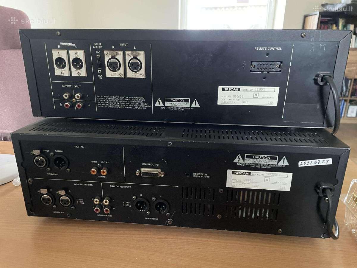 Kasetine deka Tascam 122 Mk II, Tascam Da-30 Mk II - nuotraukos Nr. 2