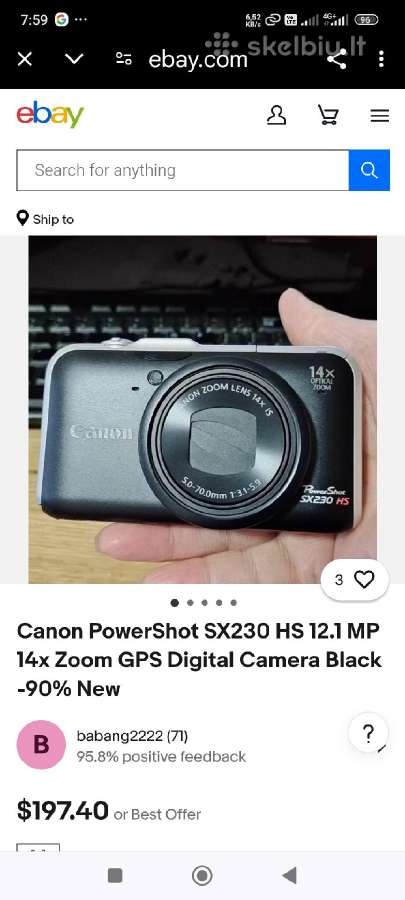 Skaitmeninis fotoaparatas