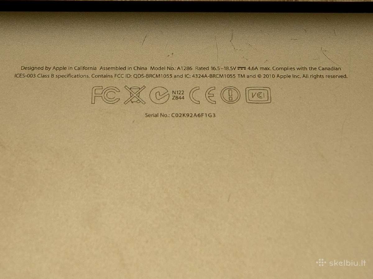 MacBook Pro 15-inch - nuotraukos Nr. 4