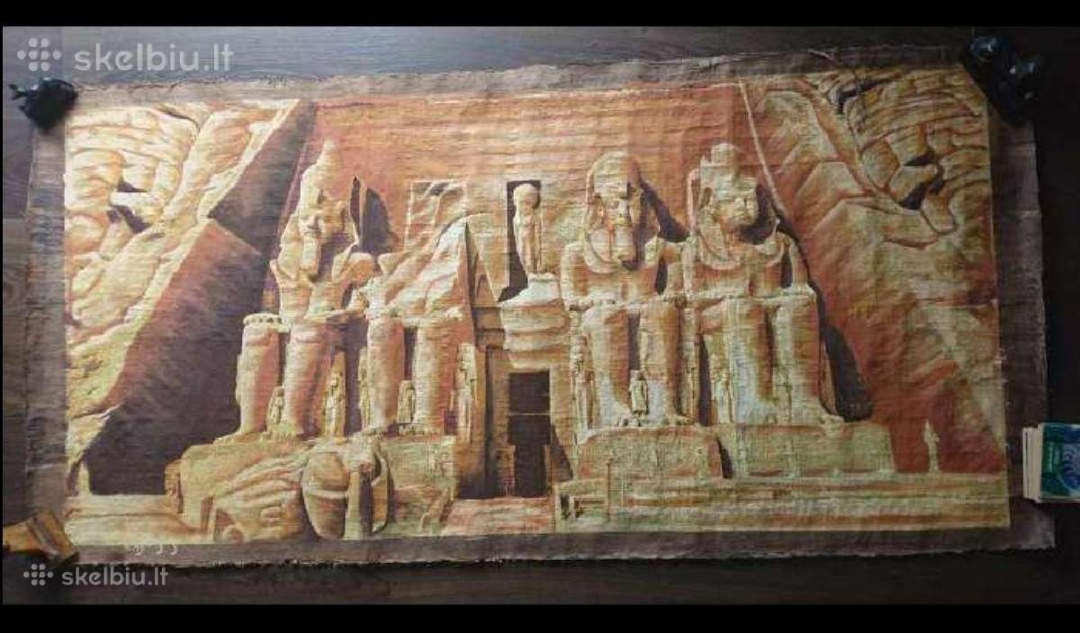 Didelis originalus papirusas iš Egipto. Suvenyras