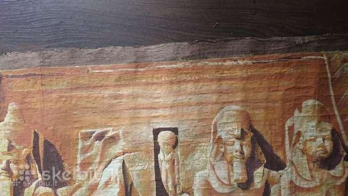 Didelis originalus papirusas iš Egipto. Suvenyras - nuotraukos Nr. 6