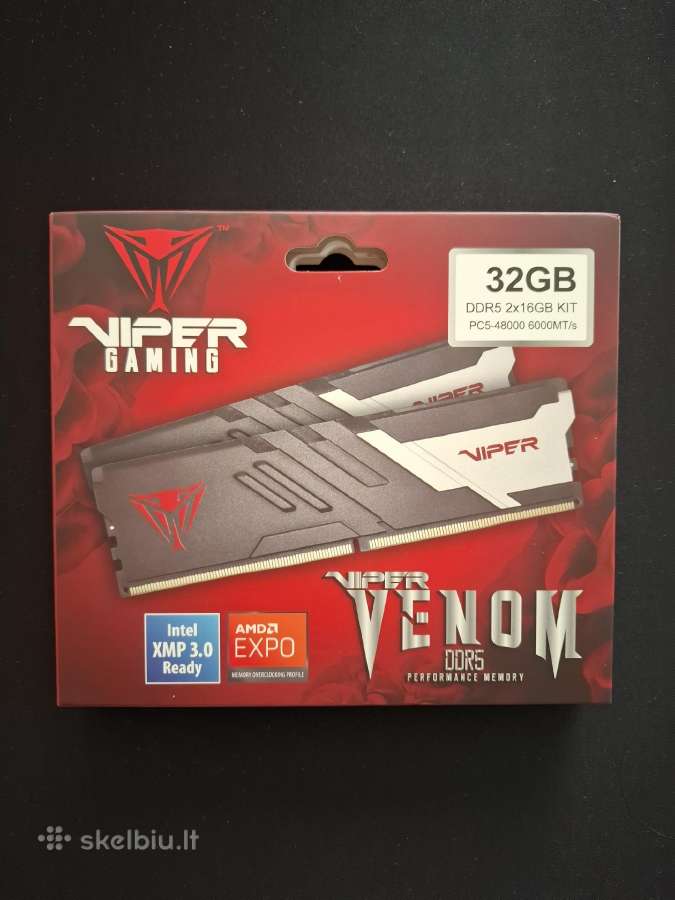 Viper Venom Ddr5 32gb (2x16gb) 6000mhz Cl36