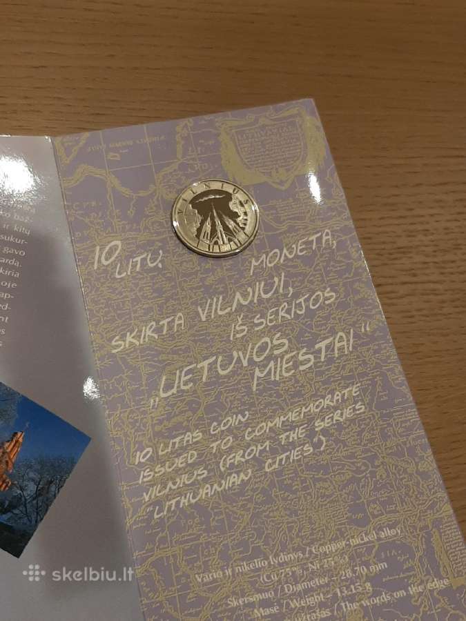 10 litų moneta, skirta Vilniui