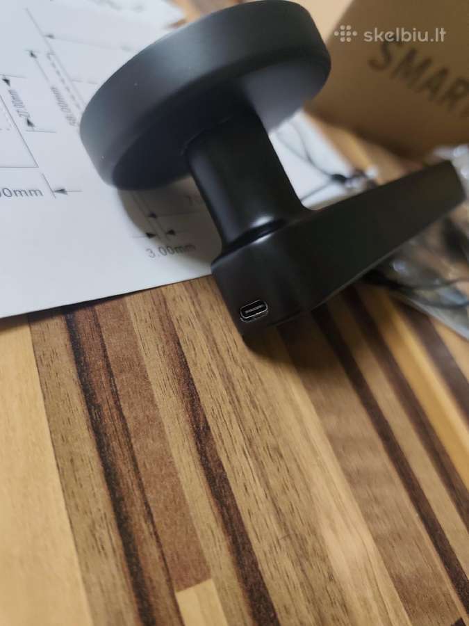 Išmanioji elektroninė Tuya spyna-spraktukas durims - nuotraukos Nr. 7