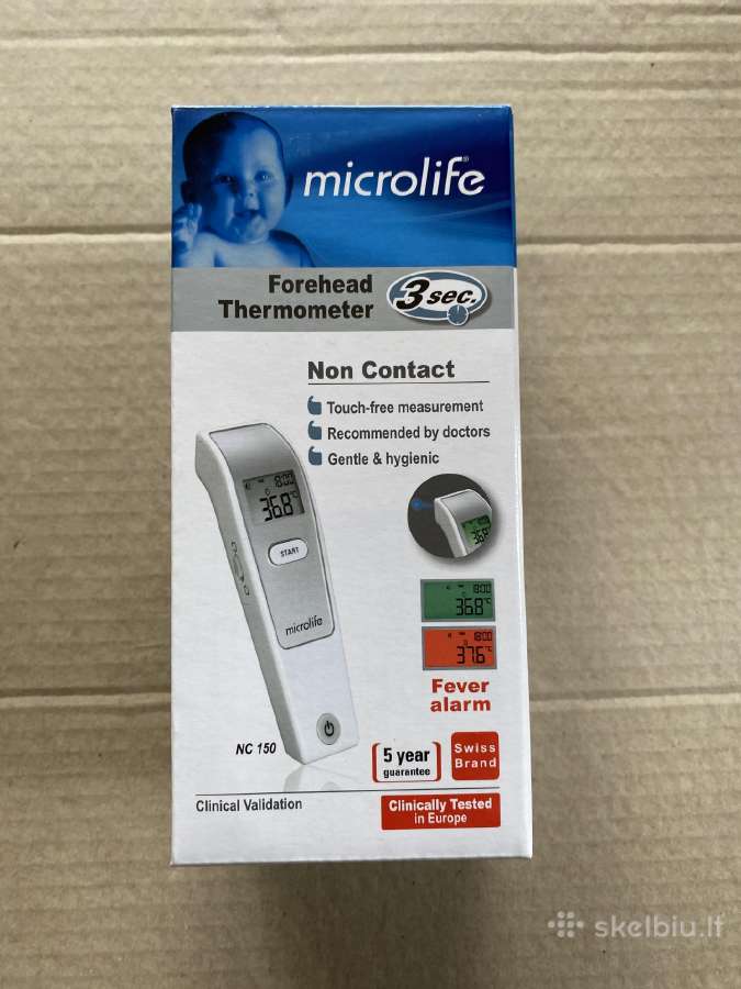 Naujas! Microlife Nc150 – bekontaktis termometras