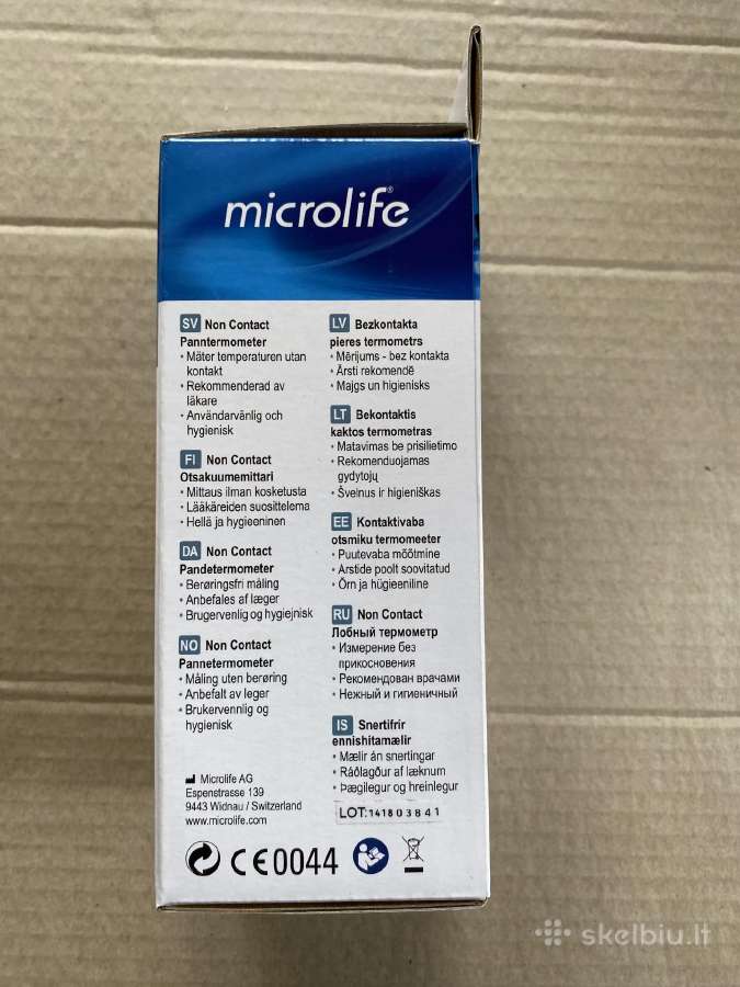 Naujas! Microlife Nc150 – bekontaktis termometras - nuotraukos Nr. 2