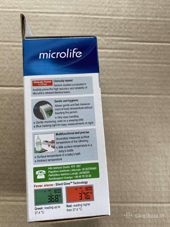 Naujas! Microlife Nc150 – bekontaktis termometras - nuotraukos Nr. 3