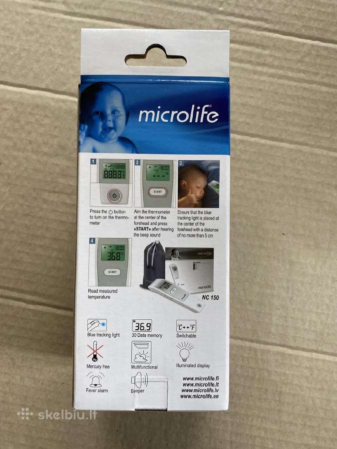 Naujas! Microlife Nc150 – bekontaktis termometras - nuotraukos Nr. 4