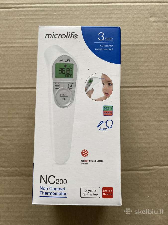 Naujas bekontaktis termometras Microlife Nc200