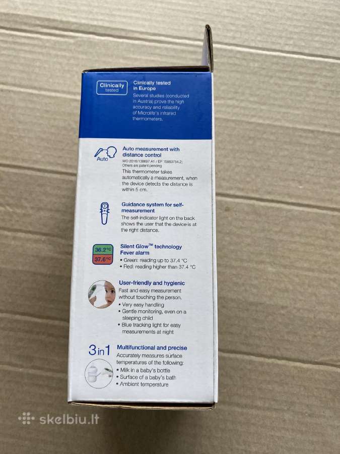 Naujas bekontaktis termometras Microlife Nc200 - nuotraukos Nr. 2