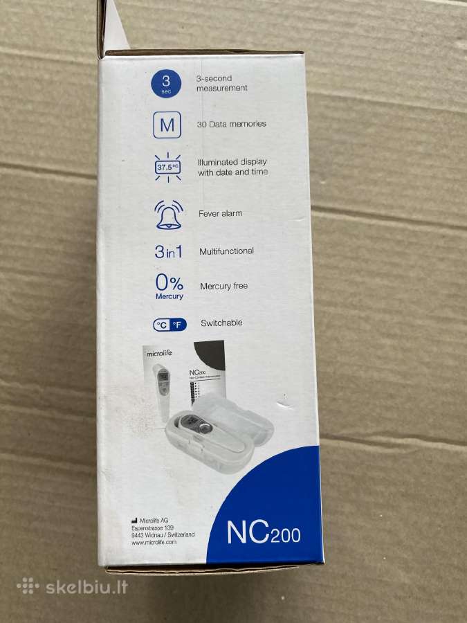 Naujas bekontaktis termometras Microlife Nc200 - nuotraukos Nr. 4