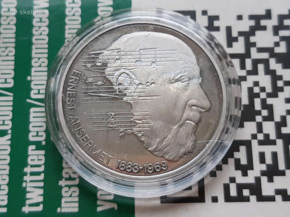 Šveicarija 5 frankai 1983