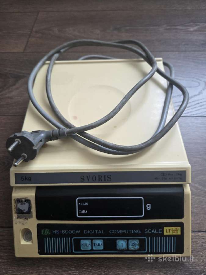 Stalinės skaitmeninės svarstyklės Hana Hs-6000w