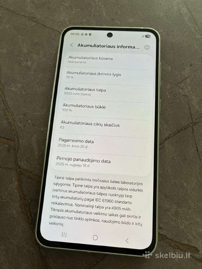 Samsung Galaxy A36 5G 128gb - nuotraukos Nr. 6