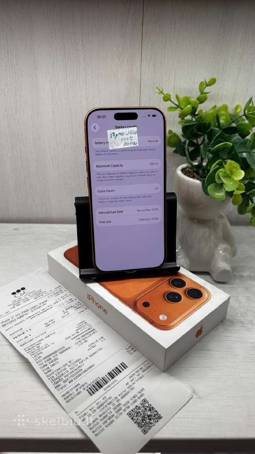 17 pro 256gb orange čekis ir garantija - nuotraukos Nr. 4