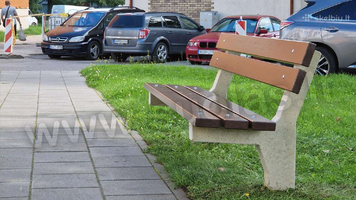 Tvirti ir ilgaamžiai suolai su betoninėmis kojomis - nuotraukos Nr. 10