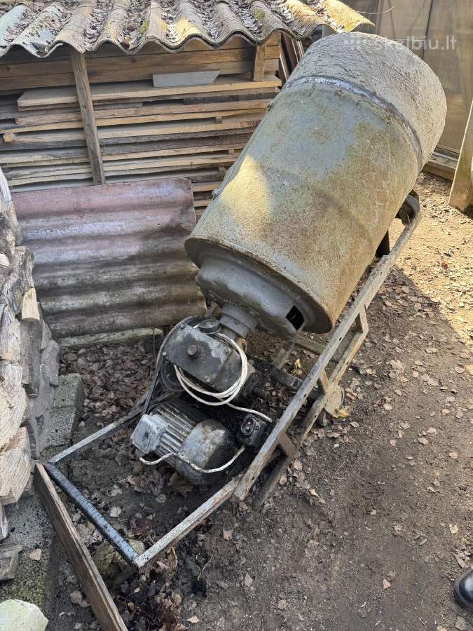 Betono maišyklė savo gamybos
