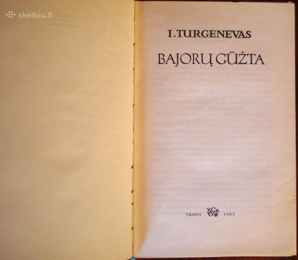 Ivanas Turgenevas "Bajorų gūžta". - nuotraukos Nr. 2