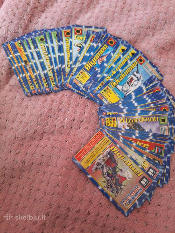 56 korteles Digimon Digital Monster