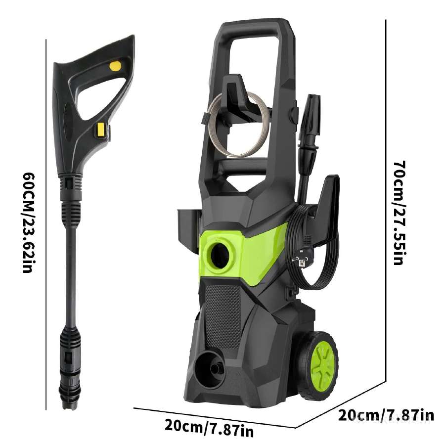 Elektrinis aukšto slėgio plovimo įrenginys 1500w - nuotraukos Nr. 3