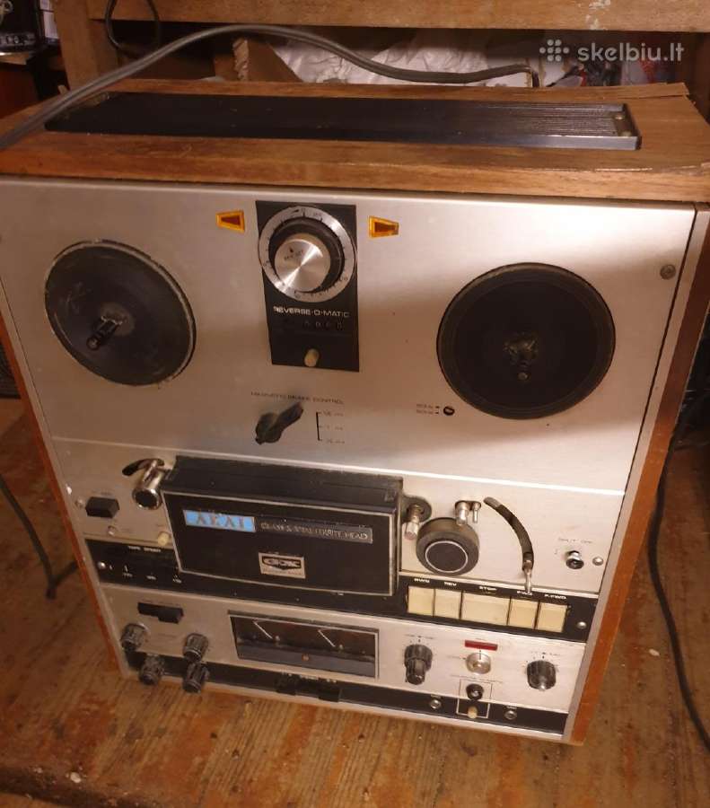 Akai GX - 365 ir kiti juostiniai magnetafonai