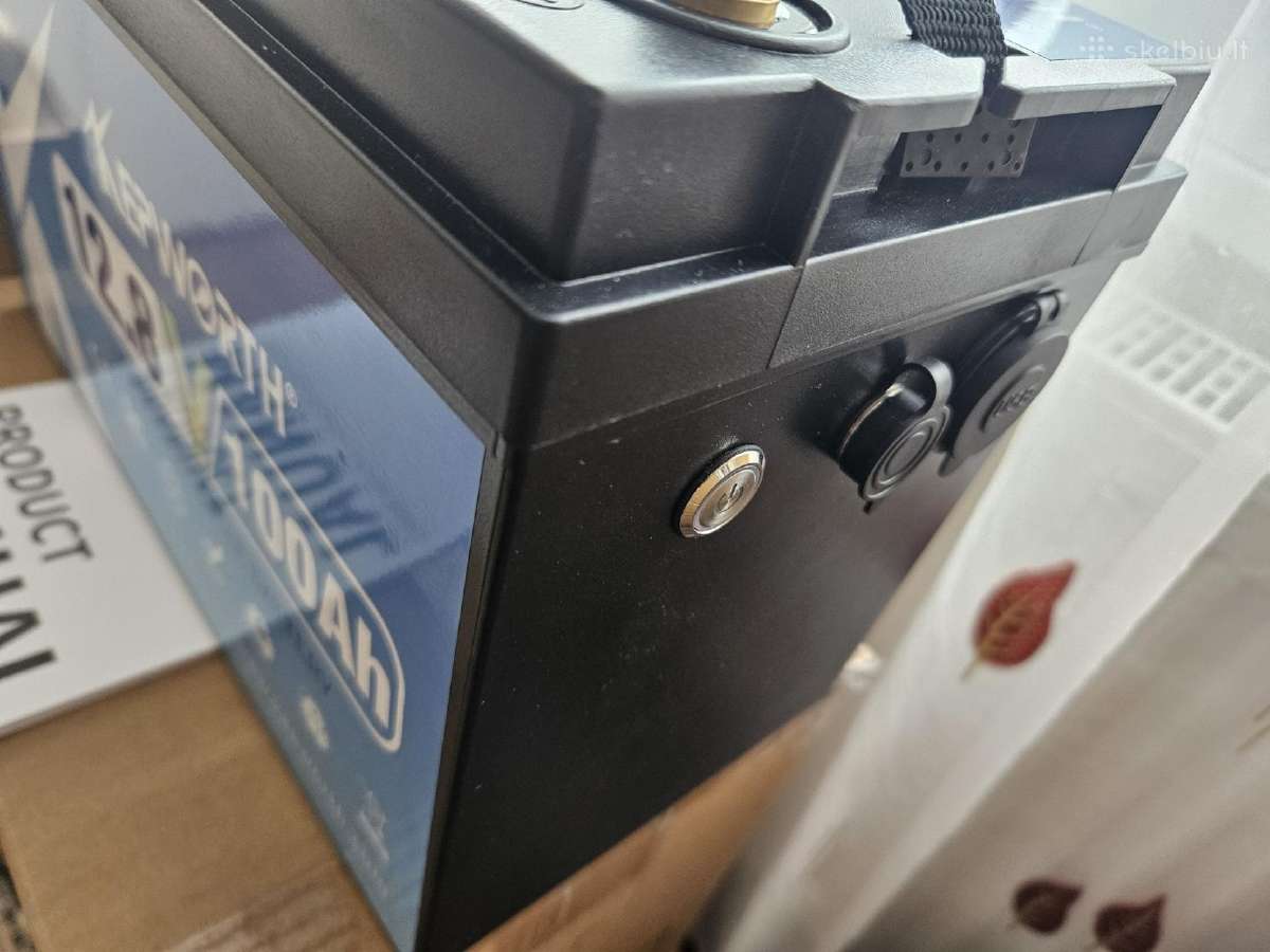 Naujos baterijos Lifepo4 100 ah - nuotraukos Nr. 4