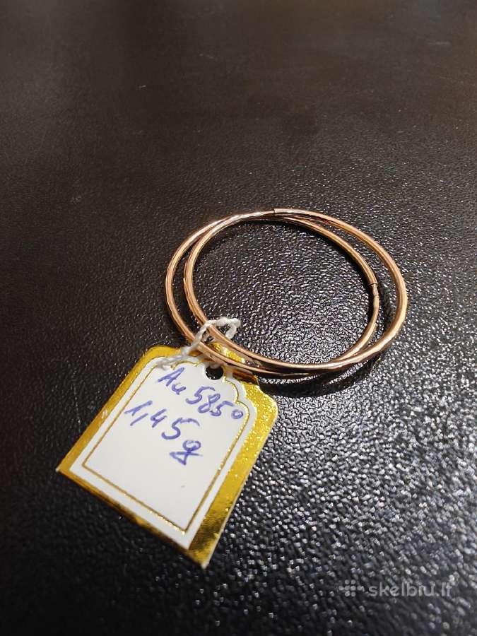 Auksiniai auskarai nuo 70 Eur - nuotraukos Nr. 9
