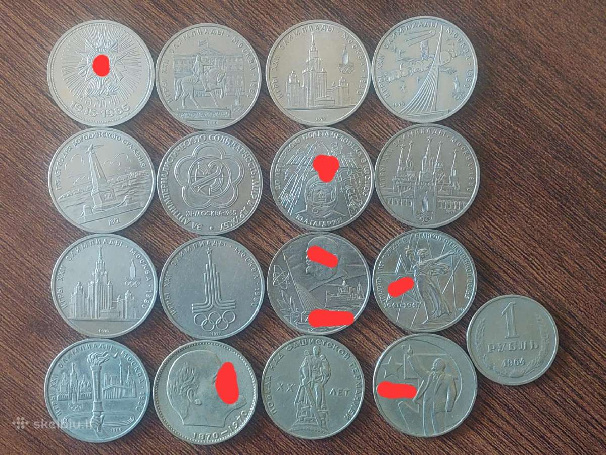 Proginiu rubliu komplektas