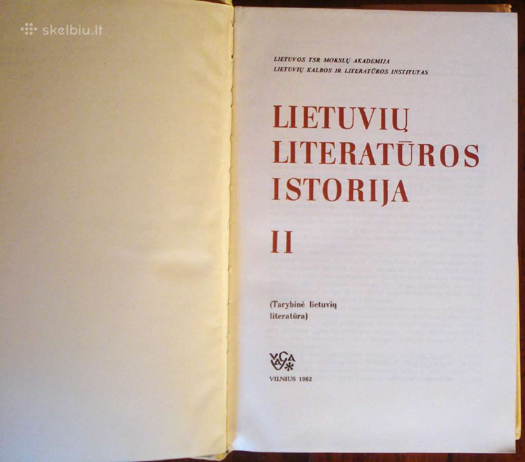 Lietuvių literatūros istorija II tomas - nuotraukos Nr. 2