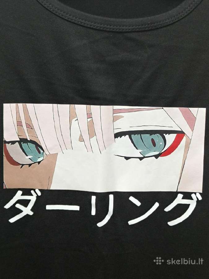 Zero Two marškinėliai, Darling in the Franxx anime - nuotraukos Nr. 3