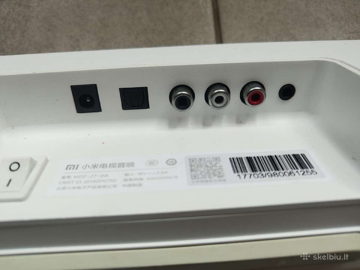 Xiaomi Mi TV Soundbar Mdz27da - nuotraukos Nr. 6