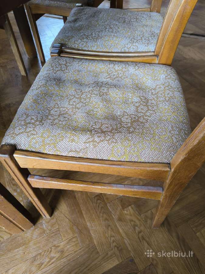 Parduodamas valgomojo stalas su 6 kėdėmis. - nuotraukos Nr. 5