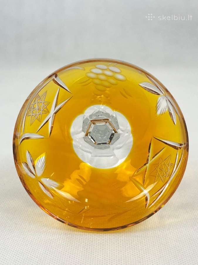 Spalvoto krištolo taurės 6 vnt. Komplektas 180 ml - nuotraukos Nr. 6