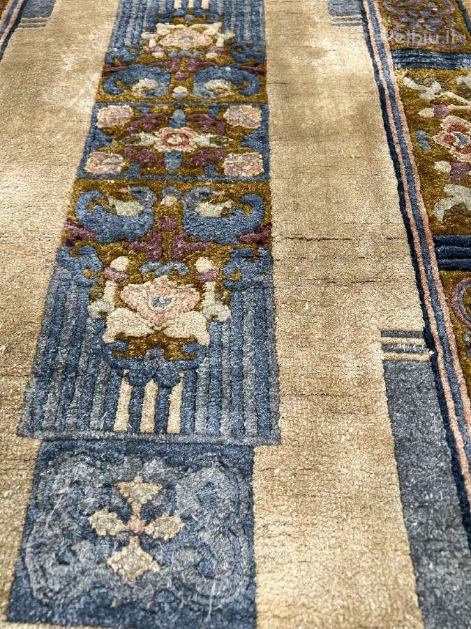 Rytietiškas, rankų darbo, šilkinis kilimas - nuotraukos Nr. 10