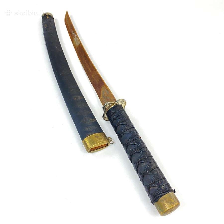 Japoniška katana su žalvariu ir dėklu - nuotraukos Nr. 2