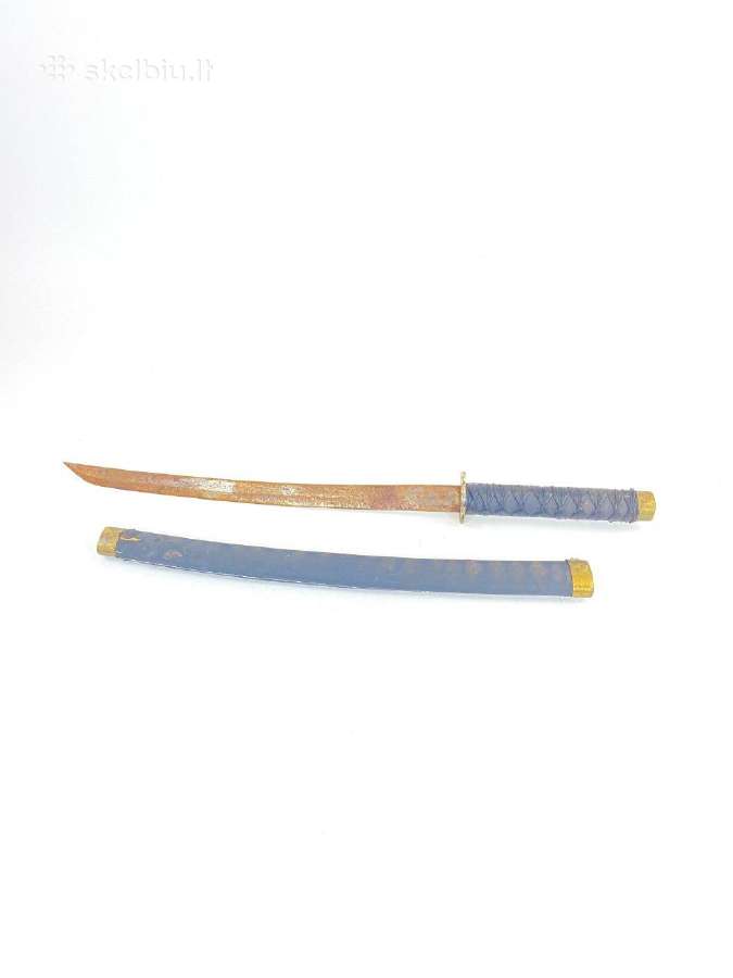 Japoniška katana su žalvariu ir dėklu - nuotraukos Nr. 5