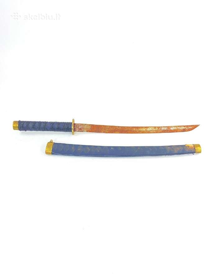 Japoniška katana su žalvariu ir dėklu - nuotraukos Nr. 4