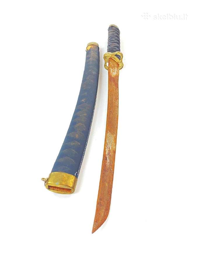 Japoniška katana su žalvariu ir dėklu - nuotraukos Nr. 6