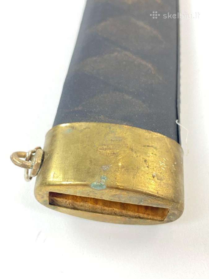 Japoniška katana su žalvariu ir dėklu - nuotraukos Nr. 9