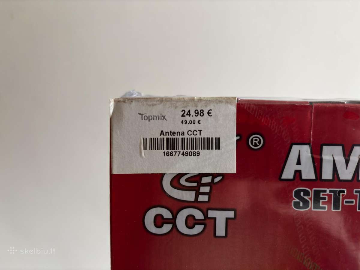 Nauja stiprinta kambarinė TV antena Cct Hda-02 - nuotraukos Nr. 3